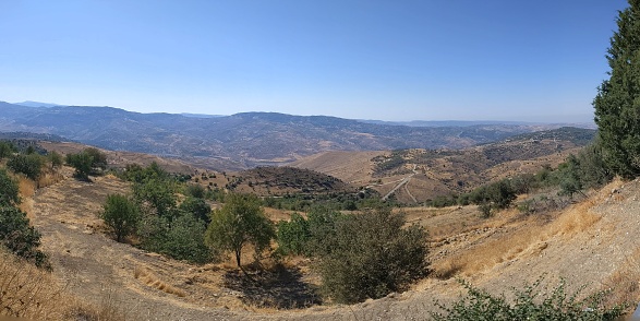 Panoramic of the Troodos Mountains, Cyprus