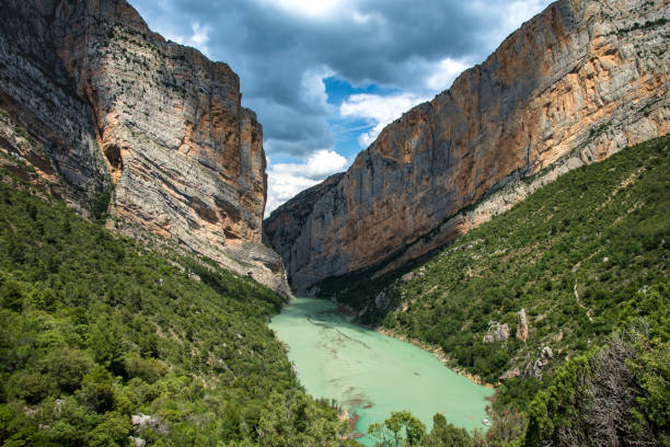 istock Idyllic landscape in the Congost de Mont-rebei 1497275516
