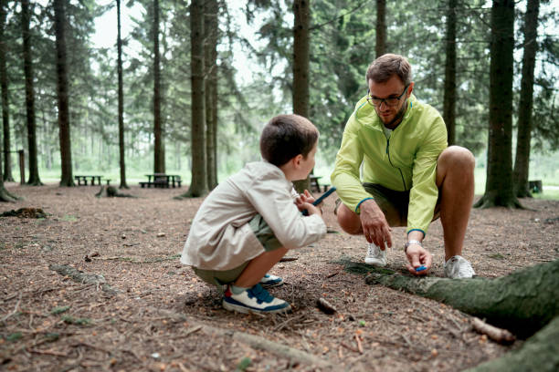 istock Loving father and son preparing for the new project 1497289563