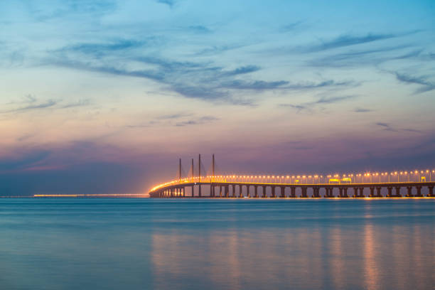 istock Penang Bridge view during dawn indicating good tourism in Malaysia 1497289727