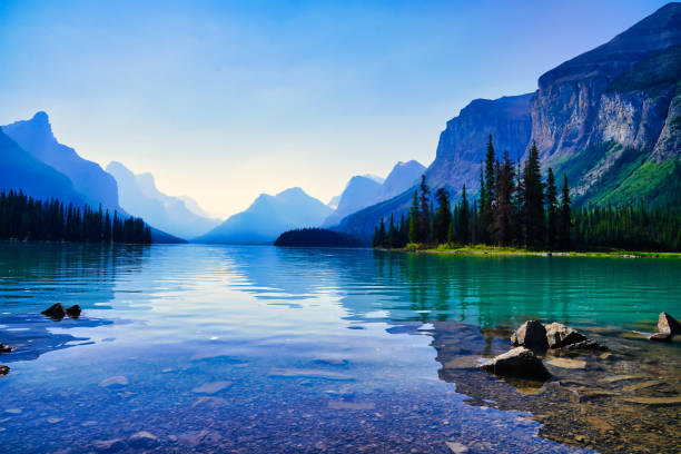 istock Spirit Island on Lake Maligne, Jasper 1497294154