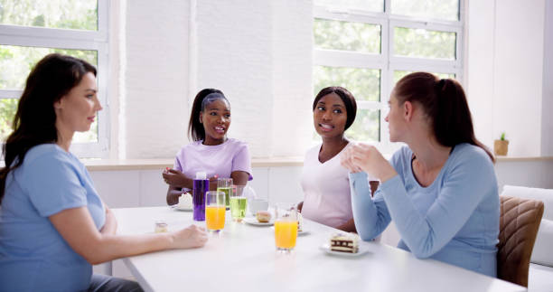 istock Women Group Drinks Meeting. Social Conversation 1497297774