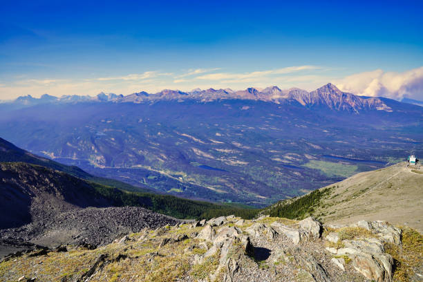 istock Jasper Sky Tram Panorama from Whistler Mountain 1497297870