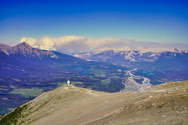 istock Jasper Sky Tram Panorama from Whistler Mountain 1497297874