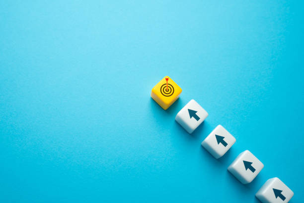 istock Movement towards the goal and its achievement. 1497299079