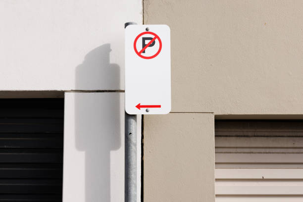 istock No Parking sign on a metal pole 1497302280