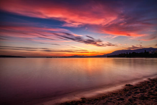 istock sunset glow view from English Bay, Vancouver, BC, Canada 1497314307