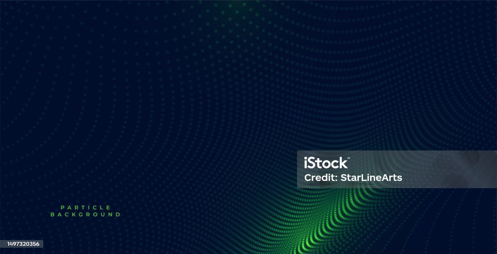 Particles Topic Banner Shiny And Abstract Big Particle Dynamic Banner For Presentation Stock ...