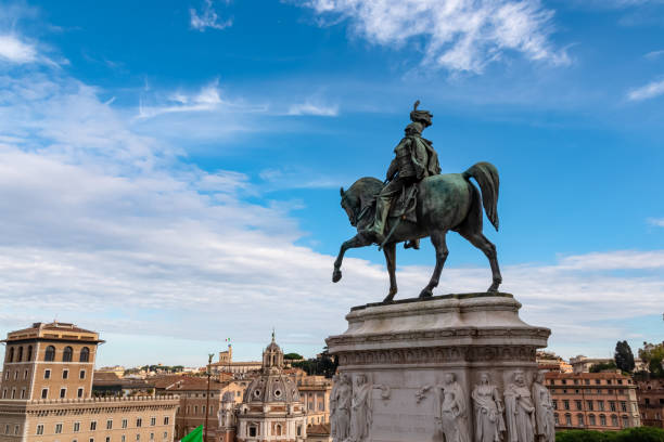 istock Rome - Scenic view on the front facade of Victor Emmanuel II monument on Piazza Venezia in Rome 1497339727