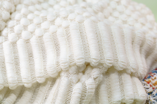 Knitted wool fabric texture background