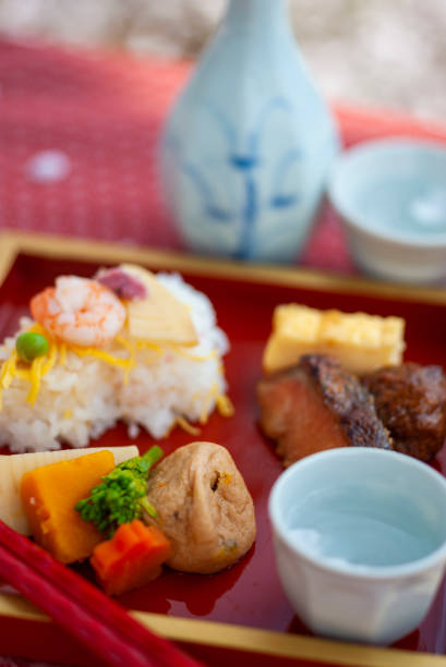 istock Cherry-blossom viewing of cooking spring events 1497359536