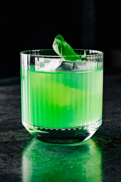 istock alcoholic cocktail in a glass stands on a table in a bar or restaurant 1497378095
