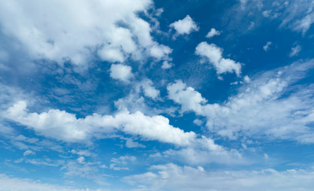 Blue sky in summer sunlight sunny day Blue sky in summer sunlight sunny day background heaven stock pictures, royalty-free photos & images
