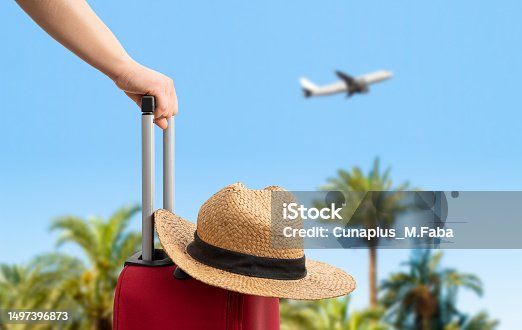 istock Ready for starting my beach holiday 1497396873
