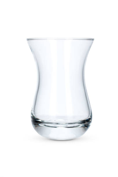 istock Glass tea cup isolated on white background 1497399878