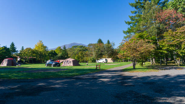 istock Scenery of the highland campsite 1497404838