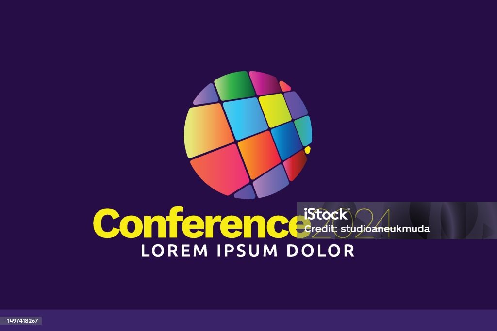 Modern Abstract Colorful Conference Logo Template 2023 Stock ...