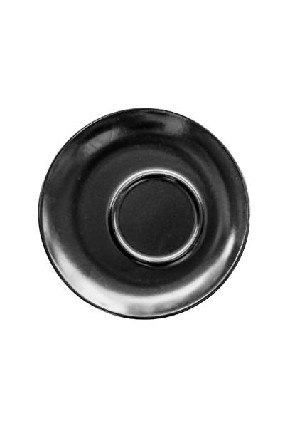 istock Top view of a round ceramic saucer with an offset center 1497418427