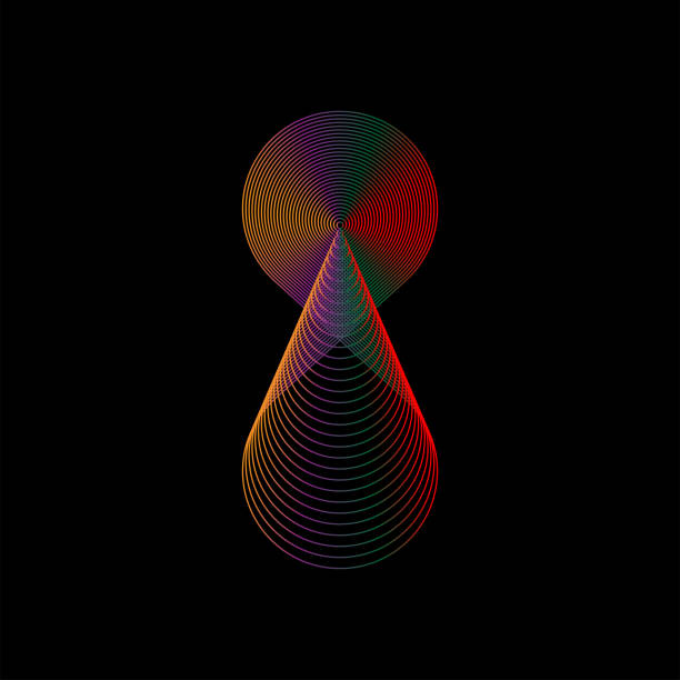 abstract colorful background, colorful shape abstract geometric line