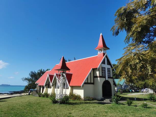 istock Small catholic wooden church 1497425674