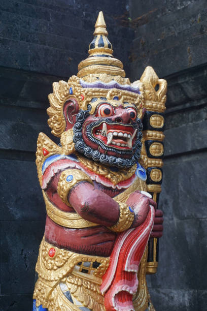 istock a statue in front of a temple in Bali 1497430650