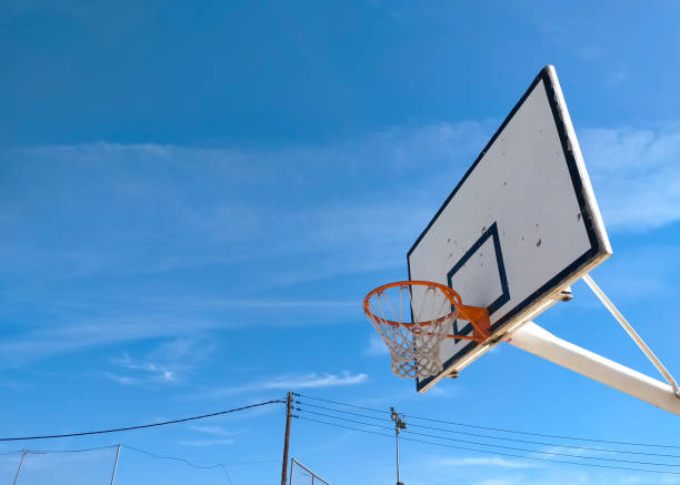 basket basket isolated,blue sky background