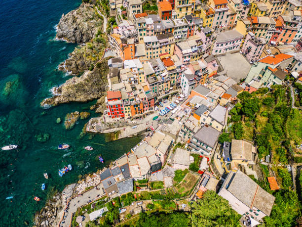 istock Bird's Eye View of Riomaggiore. 1497439590
