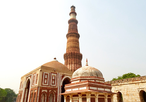 The Qutb Minar, also spelled Qutub Minar and Qutab Minar, is a minaret and 