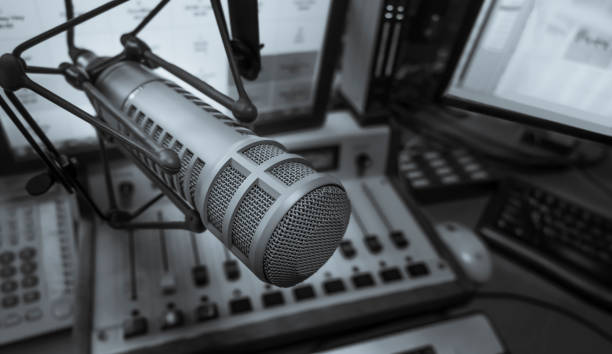 istock Professional microphone and sound mixer 1497465124