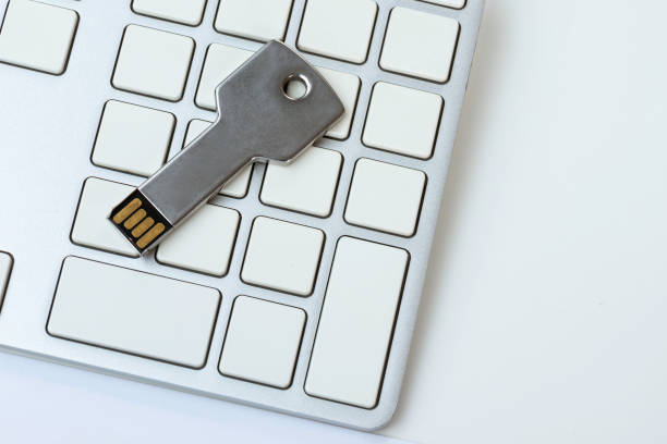 ключ usb - encryption usb flash drive security system security стоковые фото и изображения