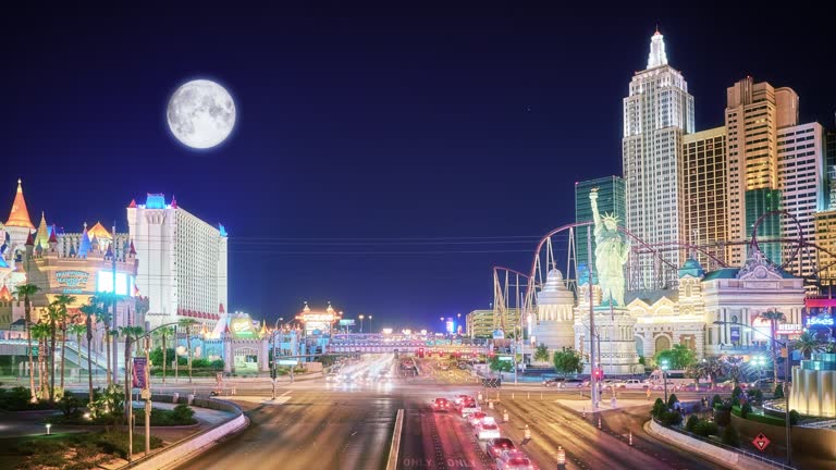 Night Las Vegas Panorama