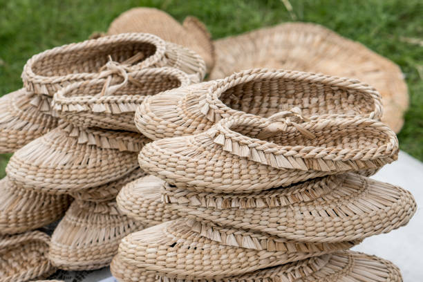 Korean traditional straw shoes