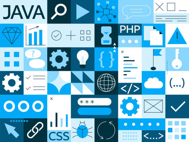 510+ Software Development Background Stock Illustrations, Royalty-Free ...