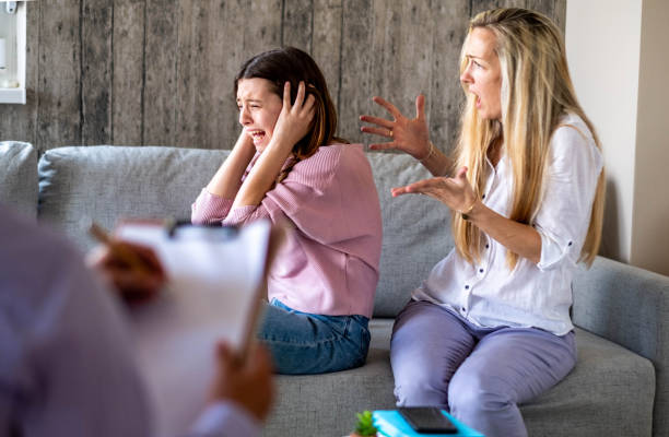 istock mother and daughter talking to a psychologist 1497498801