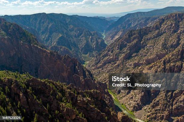 Black Canyon Of The Gunnison River Colorado Usa Stock Photo - Download Image Now - Colorado, Gunnison, Gunnison National Forest
