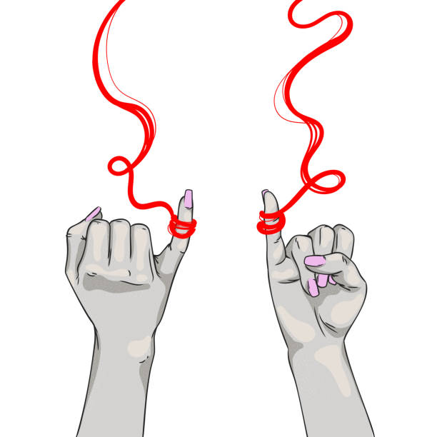 Finger Red Thread 12,600+ Red Thread Stock Illustrations, Royalty-Free Vector Graphics ...