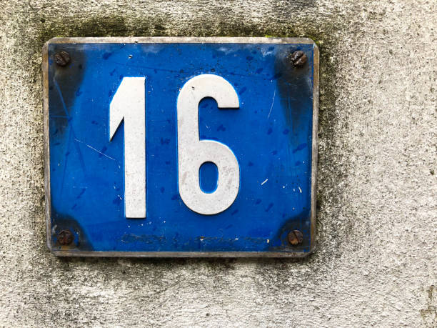 istock France: Blue Street Address Tile: 16 1497537515
