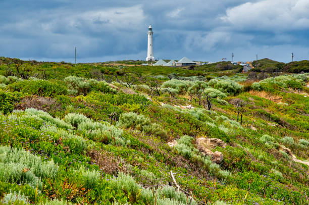 Augusta, WA - Australia 12-10-2022 Cape Leeuwin Lighthouse has stood majestically as a sentinel to help protect shipping off WAs treacherous South West coast in Augusta.