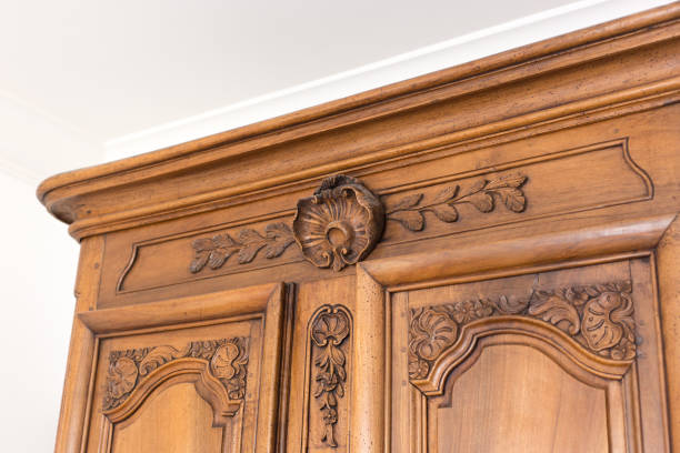 istock France: Top of Beautiful Old Carved Armoire 1497544746