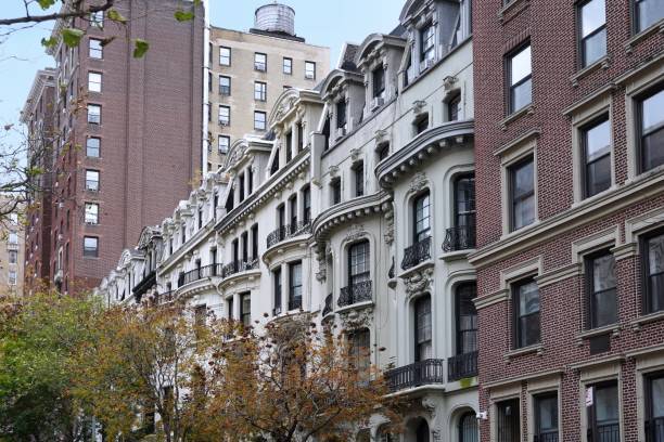 istock Manhattan residential street near Central Park 1497554632