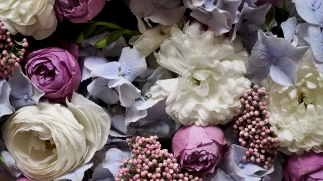 Background flower arrangement