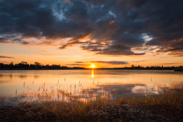 istock Beautiful cloud and sky on sunset landscape 1497573936