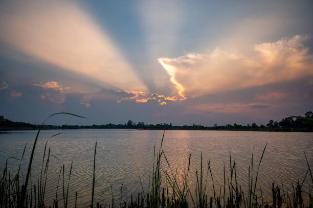 Ray of light during sunset look so beautiful