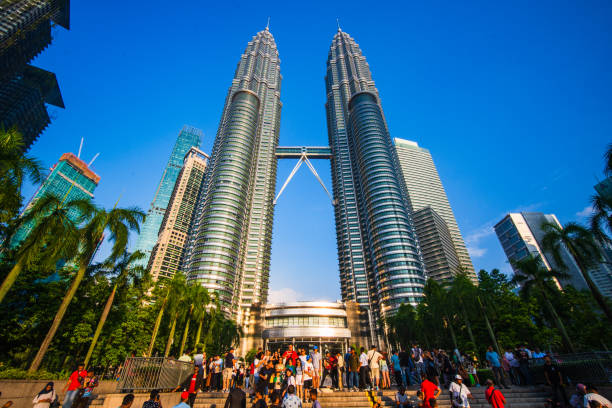 Malaysia downtown, tourist spot, Twin Tower.