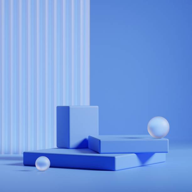 istock Podium scene or 3D round pillar stand scene and winner pedestal in studio on minimal background 1497590229