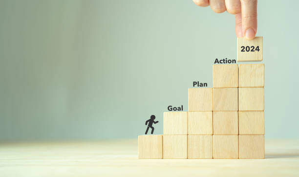 istock 2024 Goal plan action, Business action plan strategy, outline all the necessary steps to achieve your goal and help you reach your target efficiently by assigning a timeframe a start and end date. 1497592852