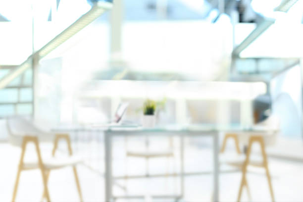 istock Business office without people with blurred bokeh background 1497615462