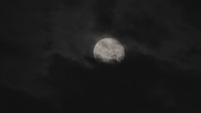 moon and cloud for halloween festival.timelapse 4k footage.