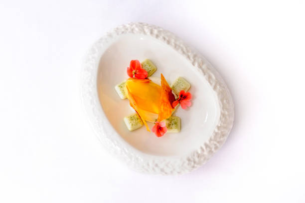 istock Mango ice cream with matcha jelly isolated 1497627916
