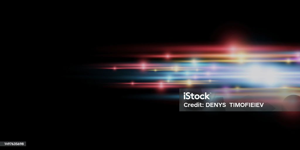 Flash Moving Fast Beautiful Light Flash And Spark Special Effect Speed Movement Lines ...
